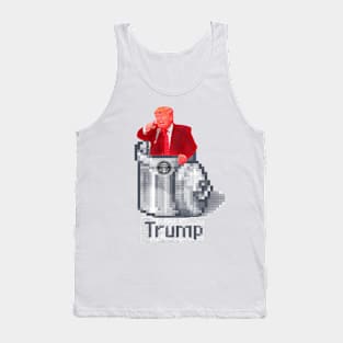 TRUMP IS IDIOT 3 Tank Top